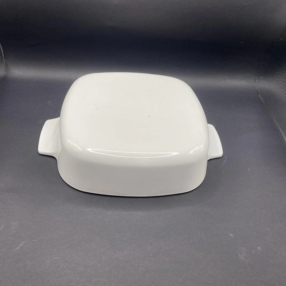 Vintage Corning Ware A-1-B Plain White 1 Liter Casserole Dish without Lid